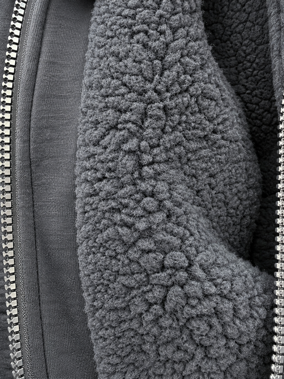 Heavyweight FleMen’s ece Fur-Lined Zip Through Hoodie – Kangaroo Pocket, Ribbed Cuffs & Hem – M–XXL