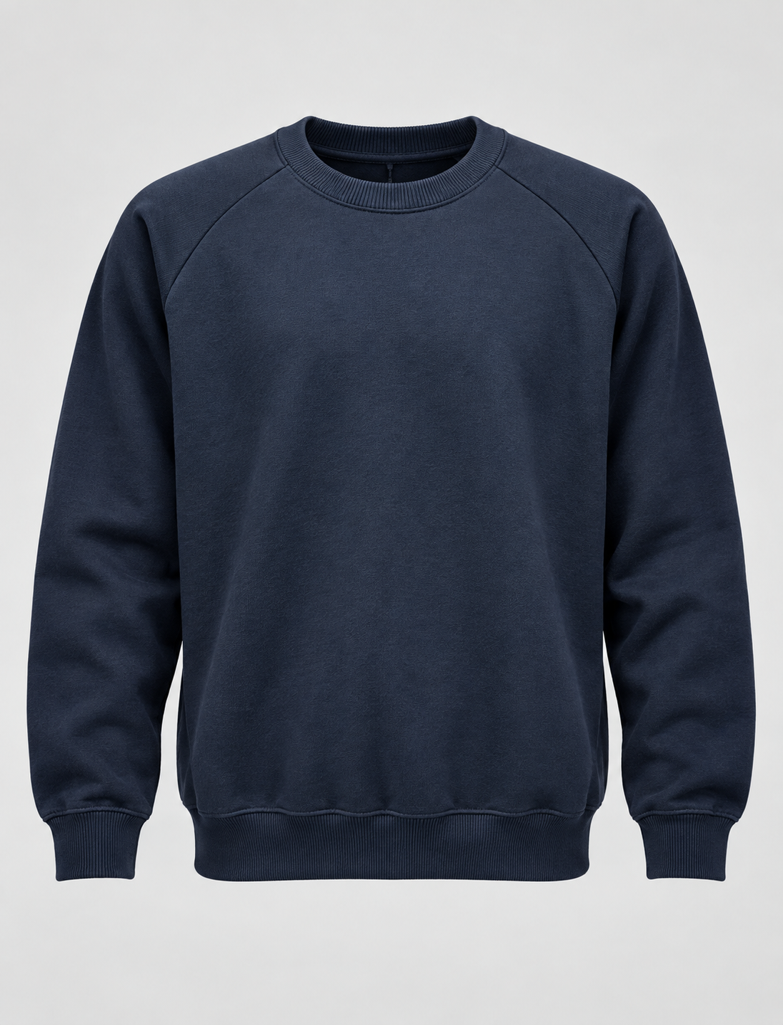 Men’s Classic Raglan Sleeve Crewneck Sweatshirt – Premium Lightweight Knit Pullover