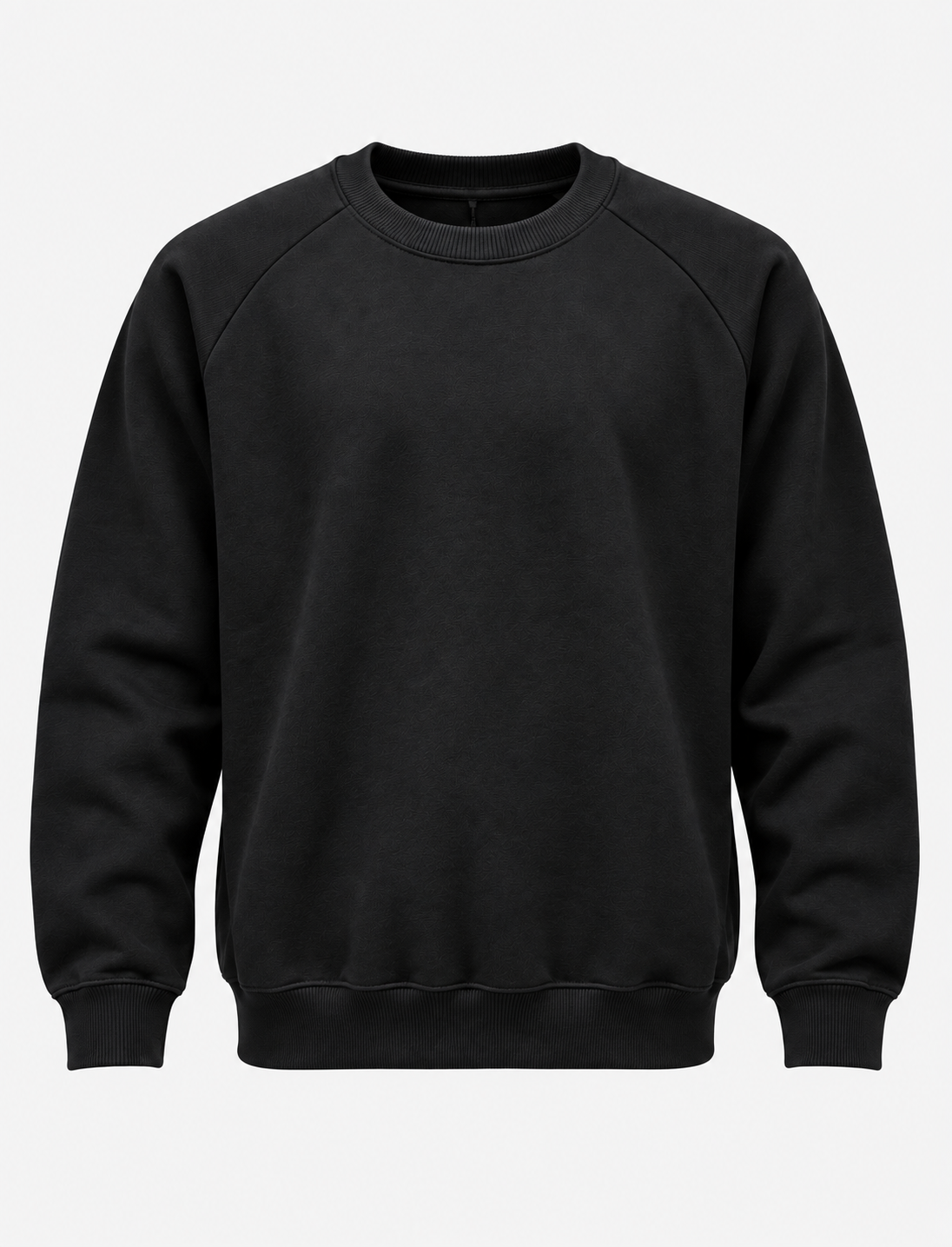 Men’s Classic Raglan Sleeve Crewneck Sweatshirt – Premium Lightweight Knit Pullover