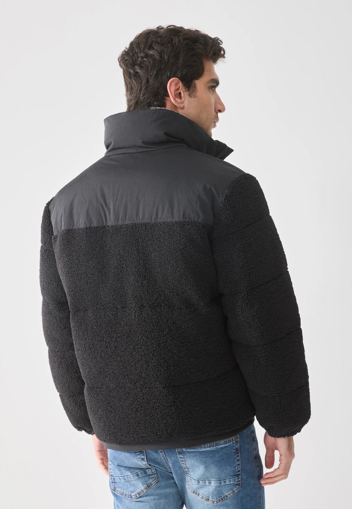 NYLON BLOCKING - Winter jacket - black