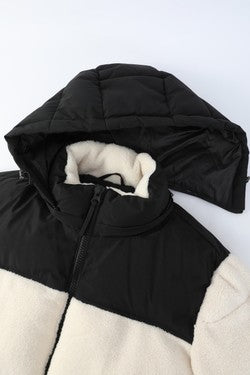 NYLON BLOCKING - Winter jacket - black